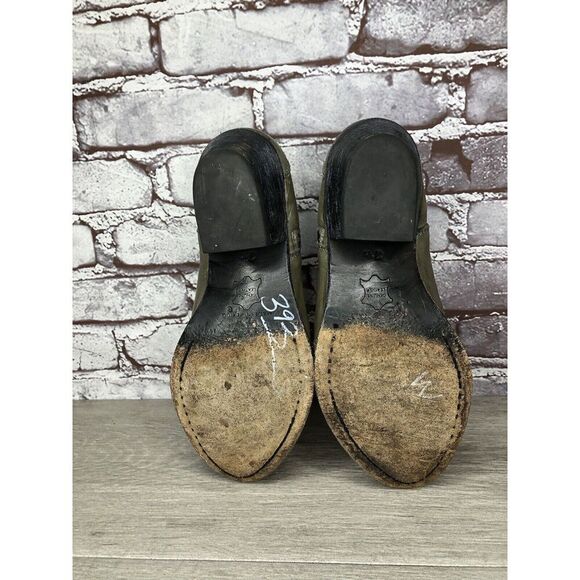 Baske California Green Western Zip Pointed Toe Heel Boots Women Sz 7.5M US/38EU - Picture 9 of 16